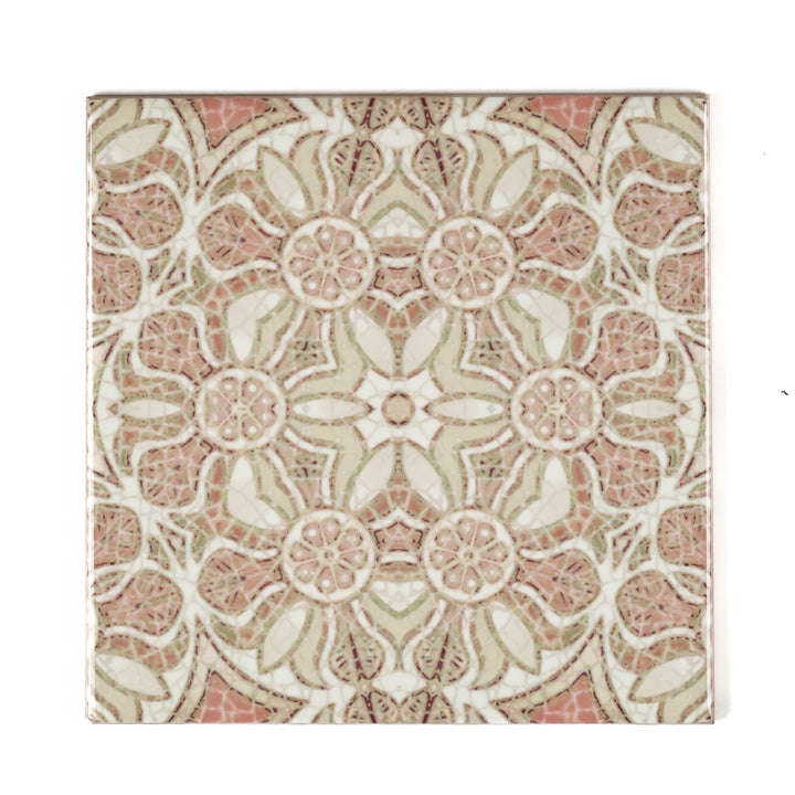 Pomegranate Tiles - Plaster Pink
