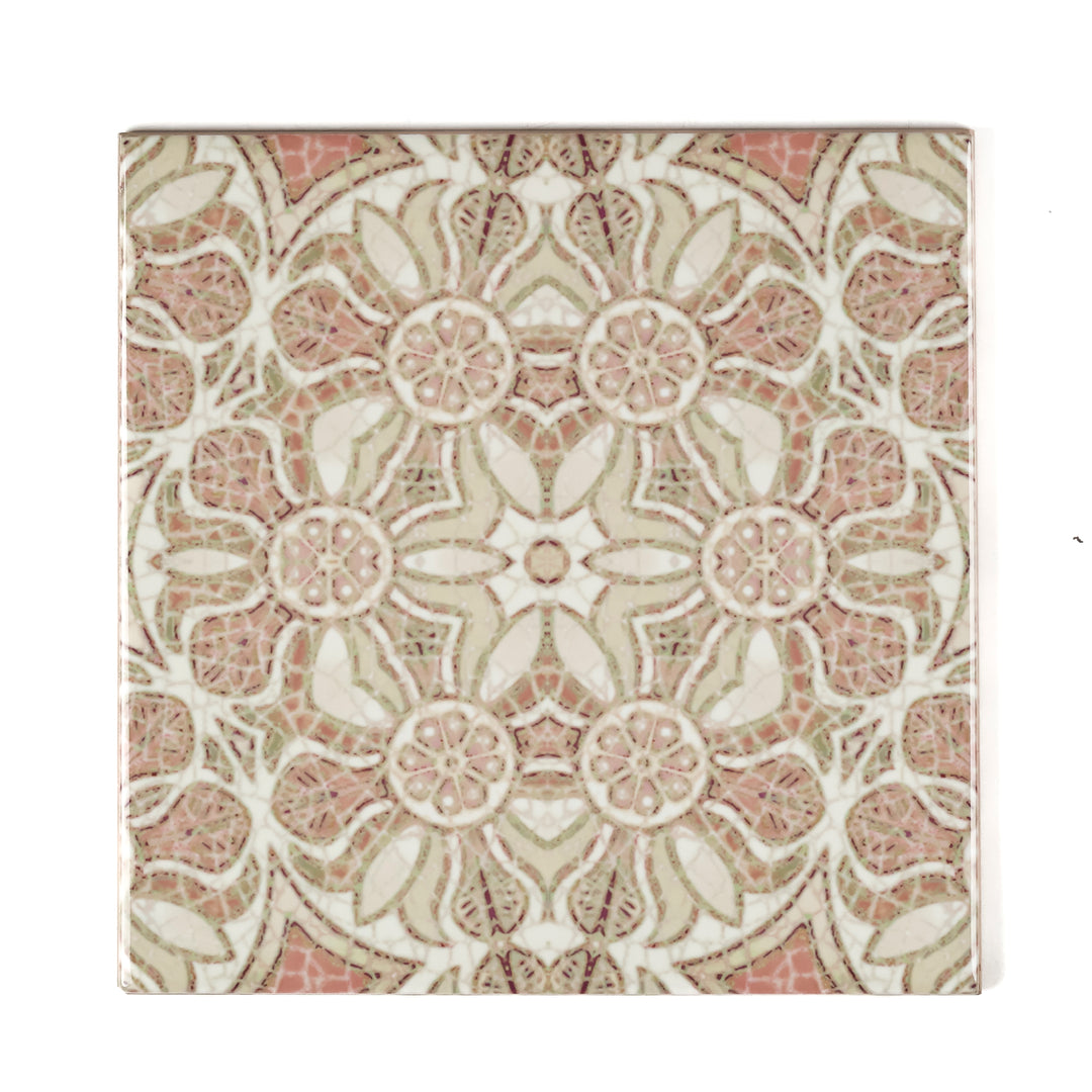 Pomegranate Tiles - Plaster Pink