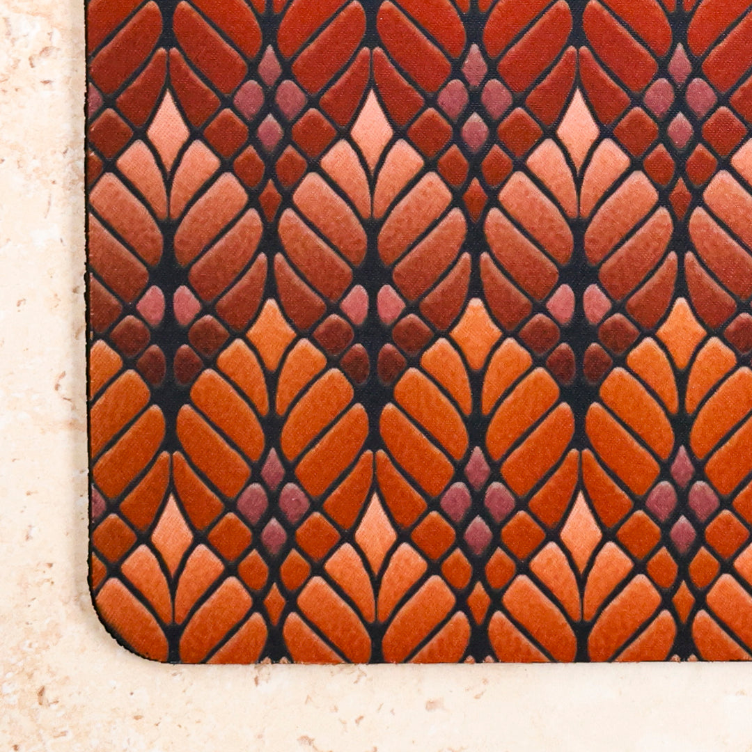 Autumn Leaves - Interwoven Tree Design Mouse Mat / Gaming Mat