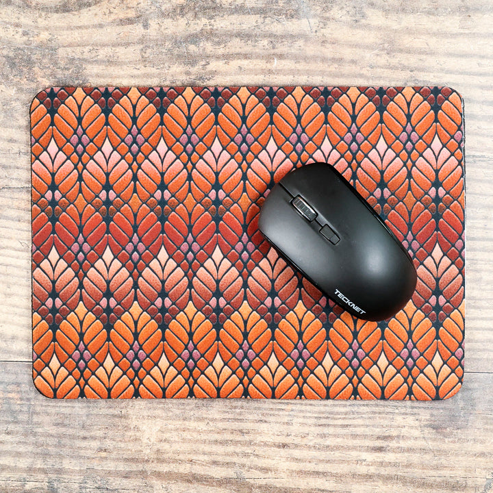 Autumn Leaves - Interwoven Tree Design Mouse Mat / Gaming Mat