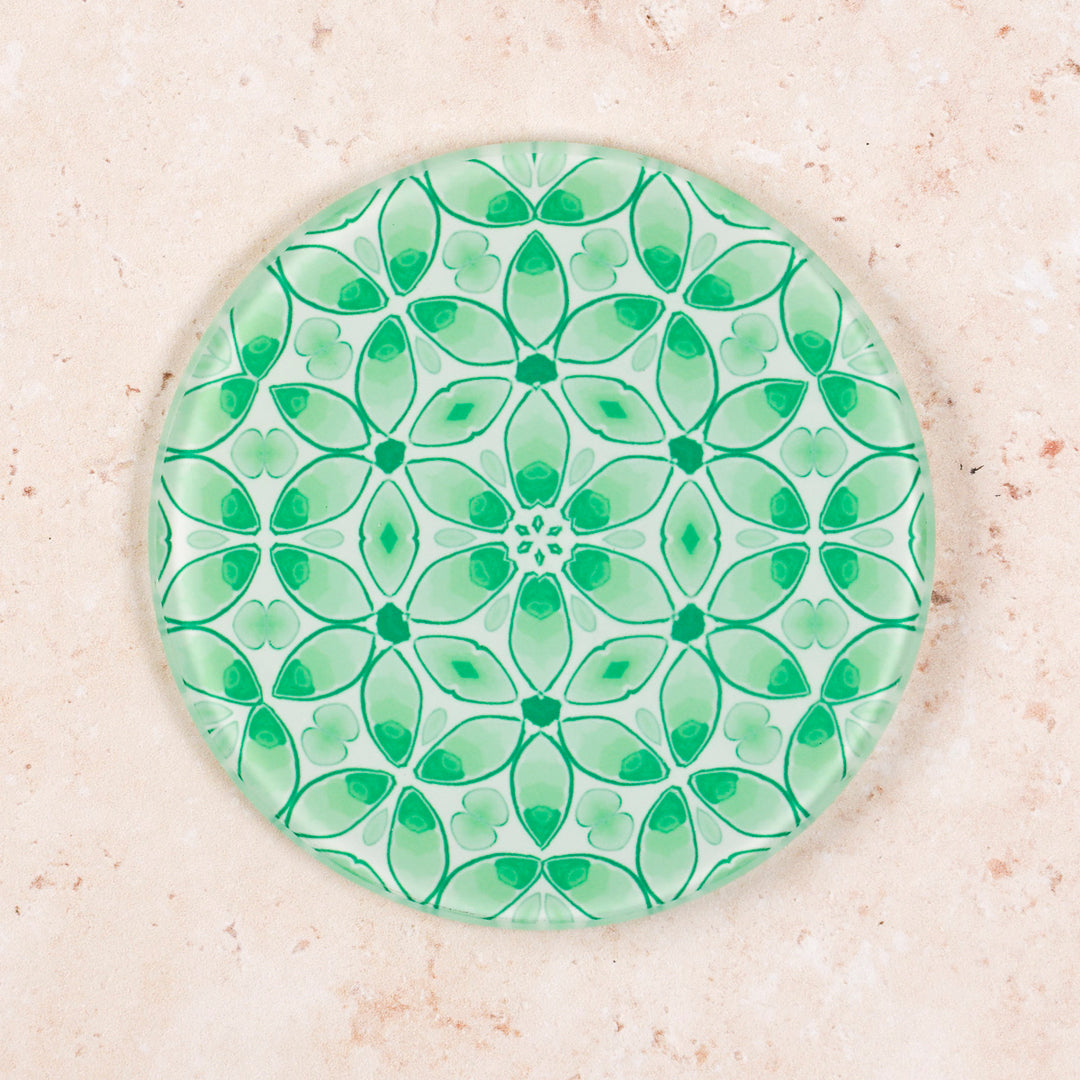 Green Pea Leaves - Coaster Set