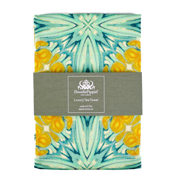 Vintage Bouquet Tea Towel