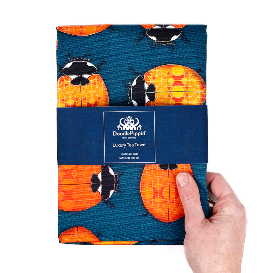Lanternbugs Tea Towel