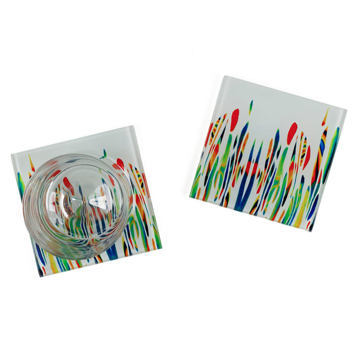 SALE - Pair of Garden Meadow Coasters