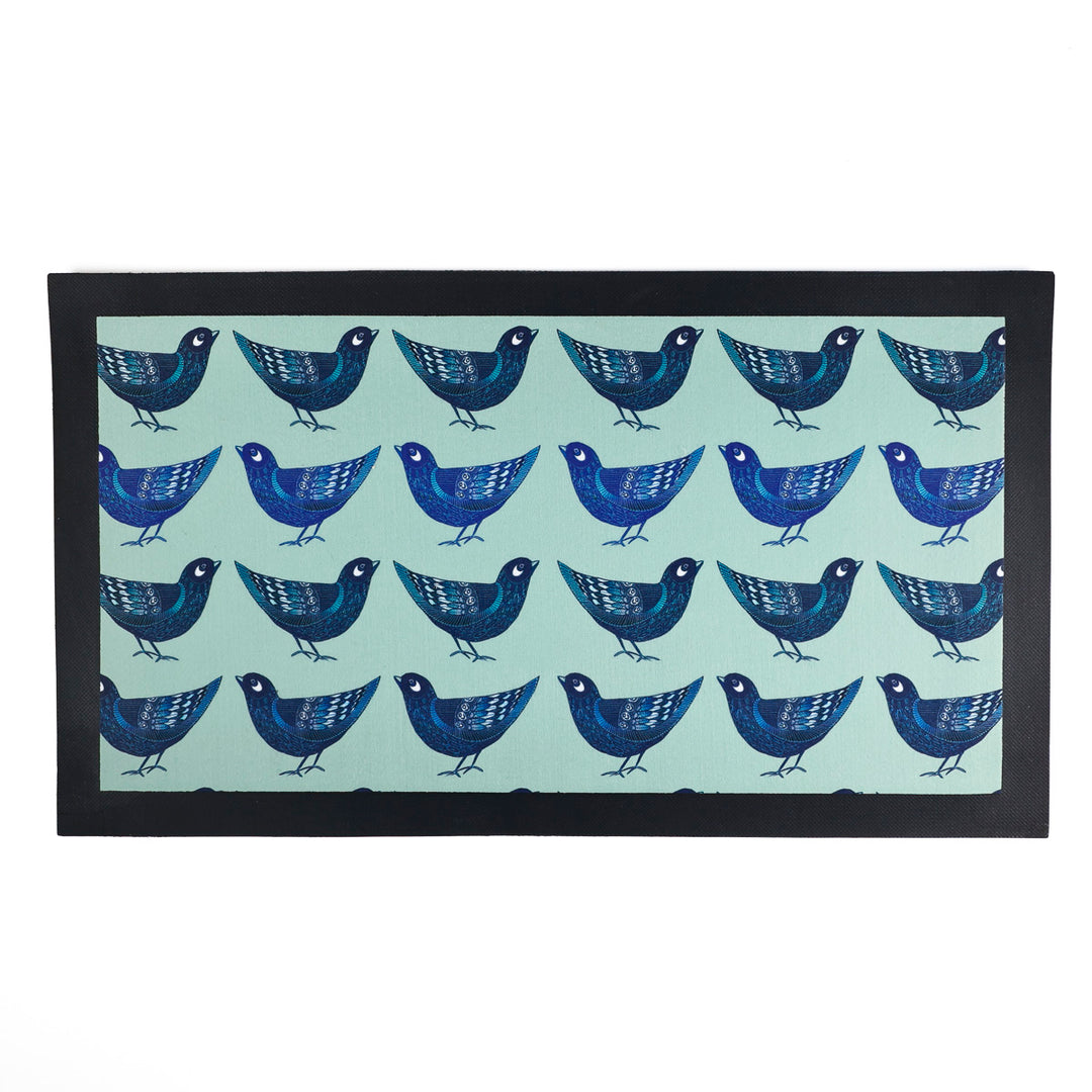 Blue Partridge Pet Food Mat