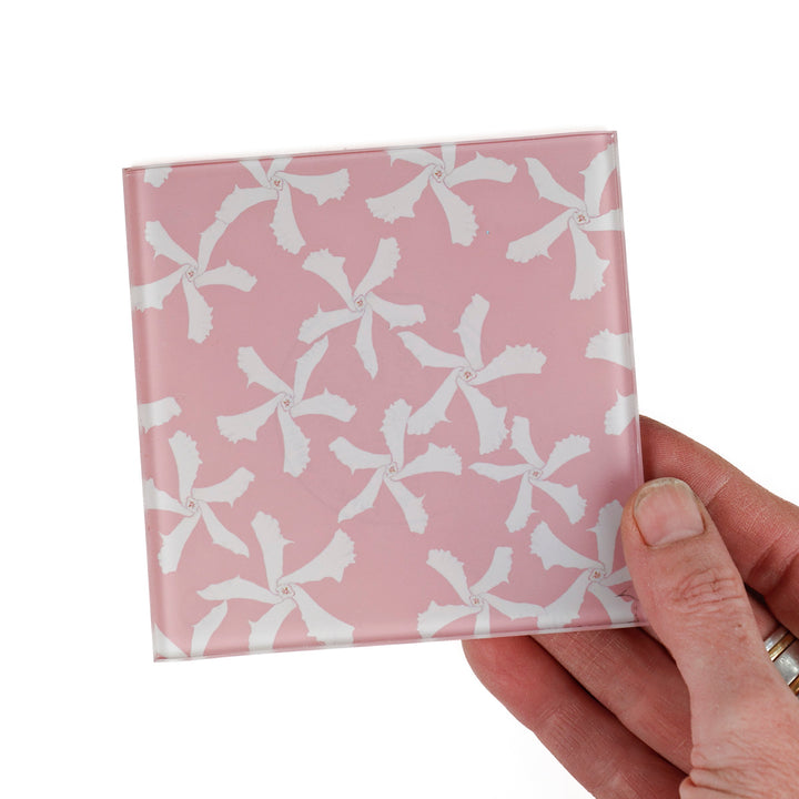 Pink Jasmine Flower Coasters