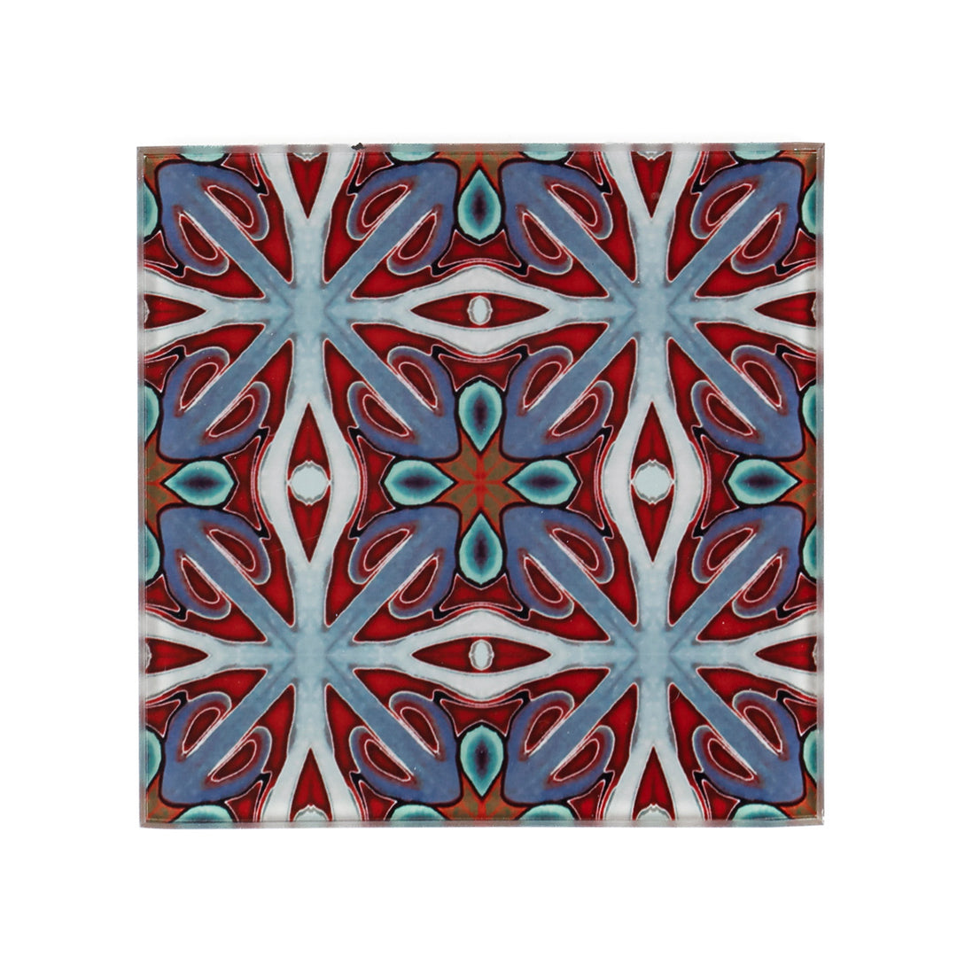 SALE SET - Pair of Red Twining Coasters