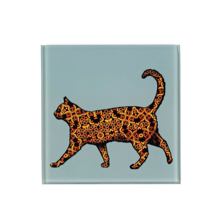 SALE - Set of 2x Tortoiseshell Cat Coasters