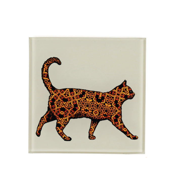 SALE - Set of 2x Tortoiseshell Cat Coasters