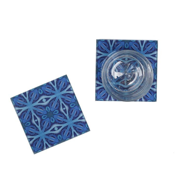 Denim Blue Twining Coaster Set