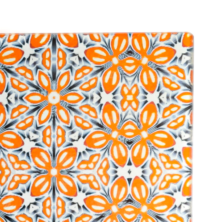 Orange Fox Flower Worktop Protector