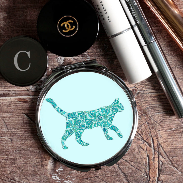 Initials, Letters &amp; Symbols Compact - Aqua Pomegranate Design