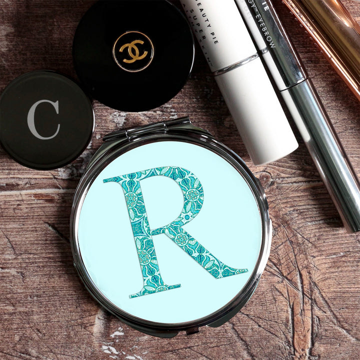 Initials, Letters &amp; Symbols Compact - Aqua Pomegranate Design