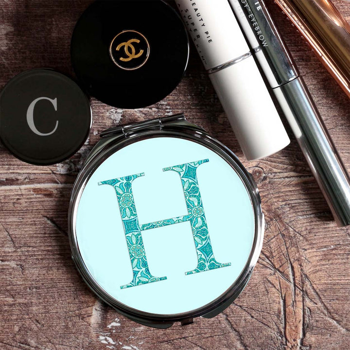 Initials, Letters &amp; Symbols Compact - Aqua Pomegranate Design