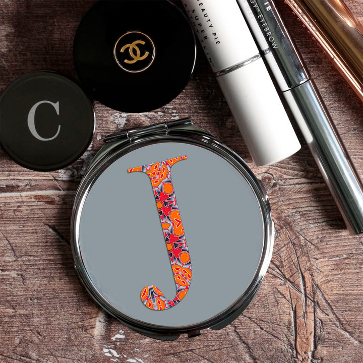 Initials, Letters &amp; Symbols Compact - Red Orange &