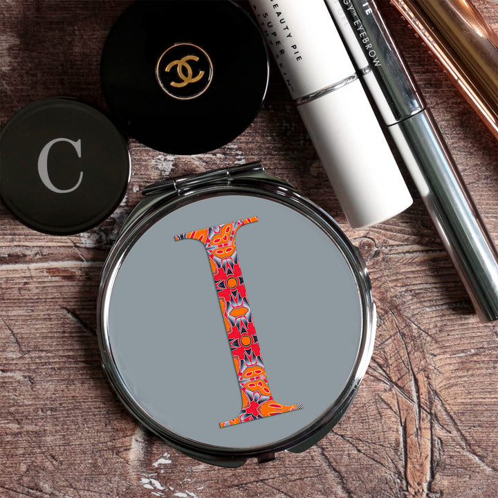 Initials, Letters &amp; Symbols Compact - Red Orange &