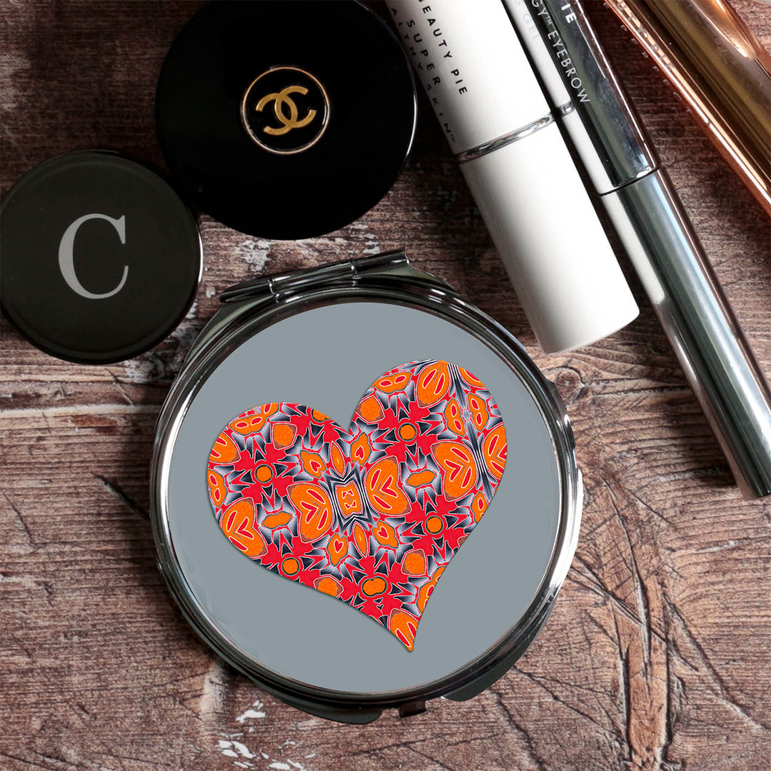Initials, Letters &amp; Symbols Compact - Red Orange &