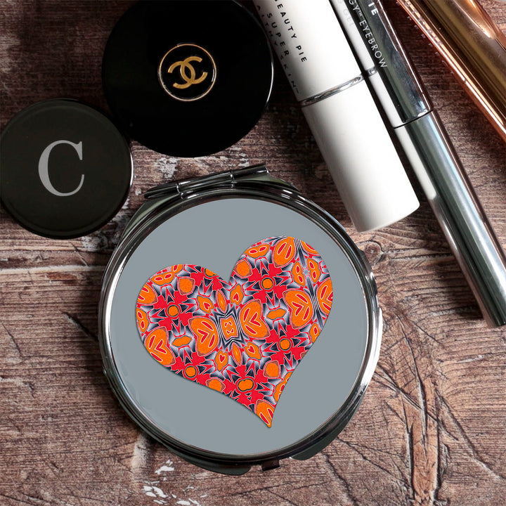Initials, Letters &amp; Symbols Compact - Red Orange &