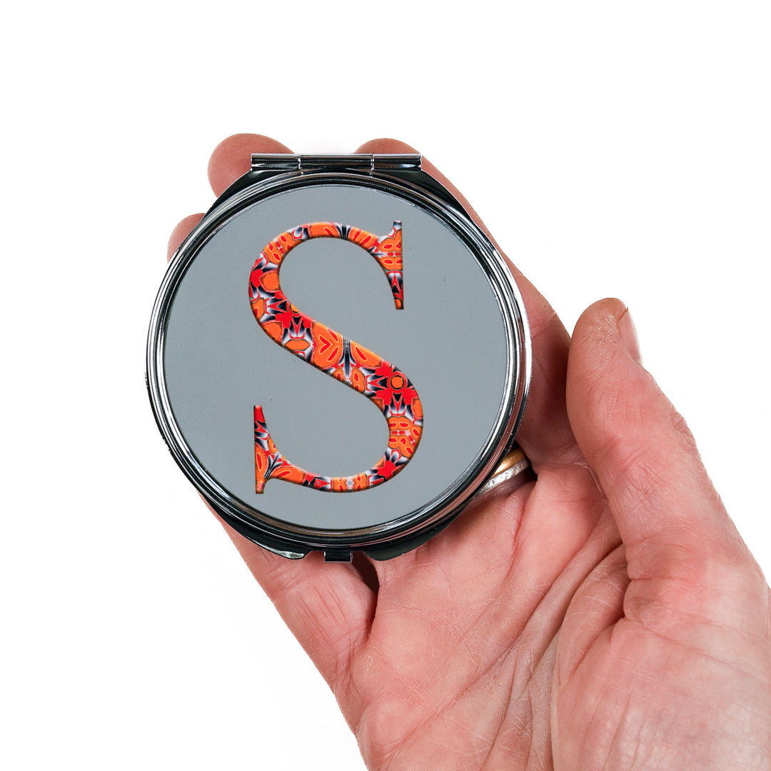 Initials, Letters &amp; Symbols Compact - Red Orange &