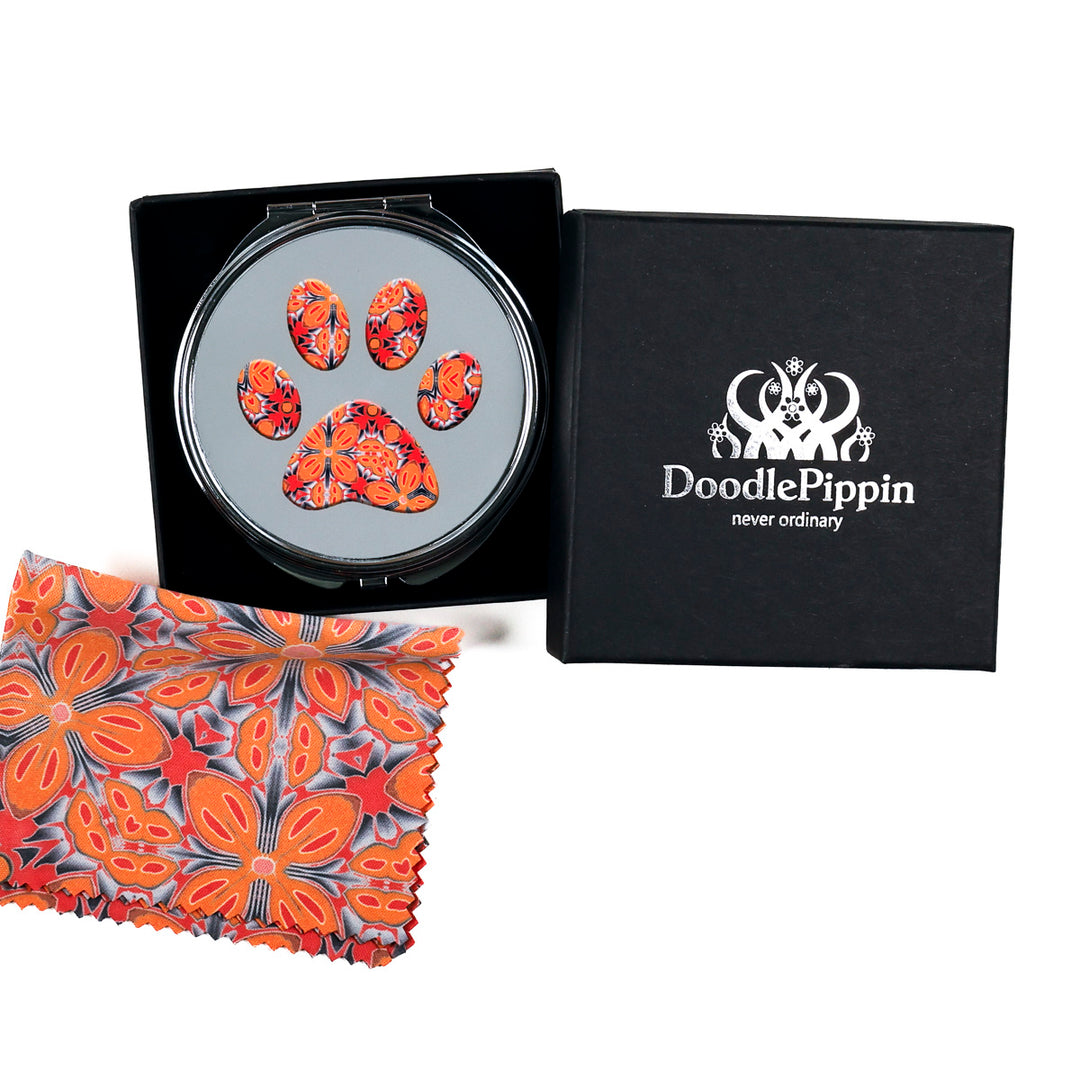 Initials, Letters &amp; Symbols Compact - Red Orange &