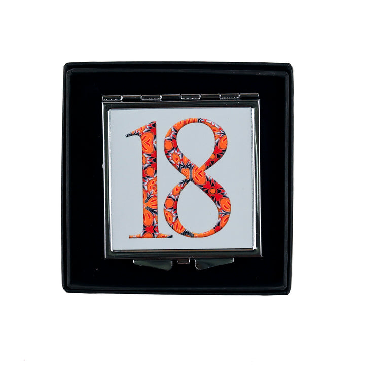 Initials, Letters &amp; Symbols Compact - Red Orange &