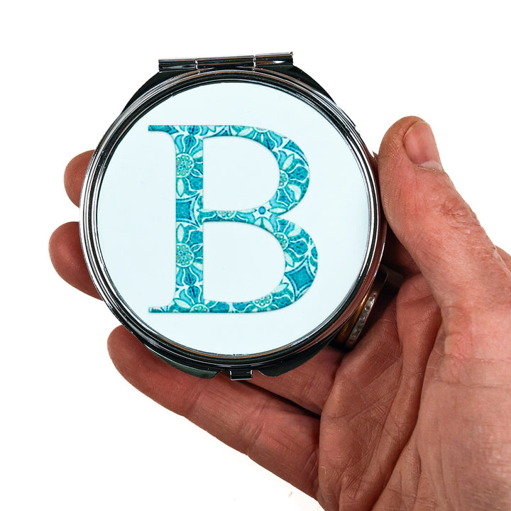 Initials, Letters &amp; Symbols Compact - Aqua Pomegranate Design