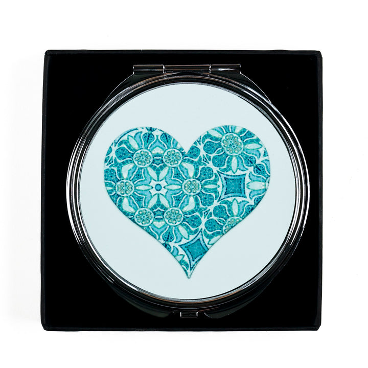 Initials, Letters &amp; Symbols Compact - Aqua Pomegranate Design