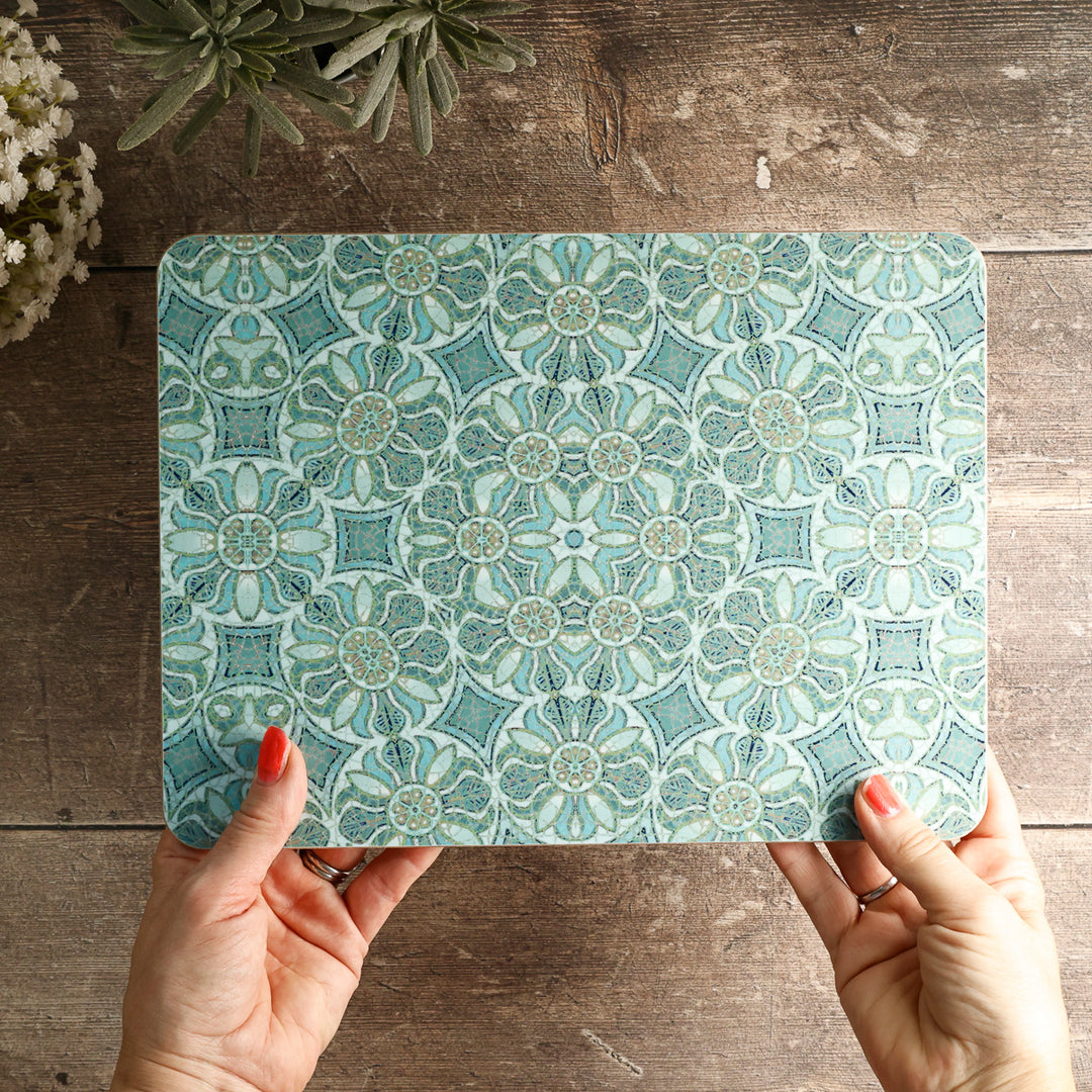 Pomegranate Placemat - Aqua