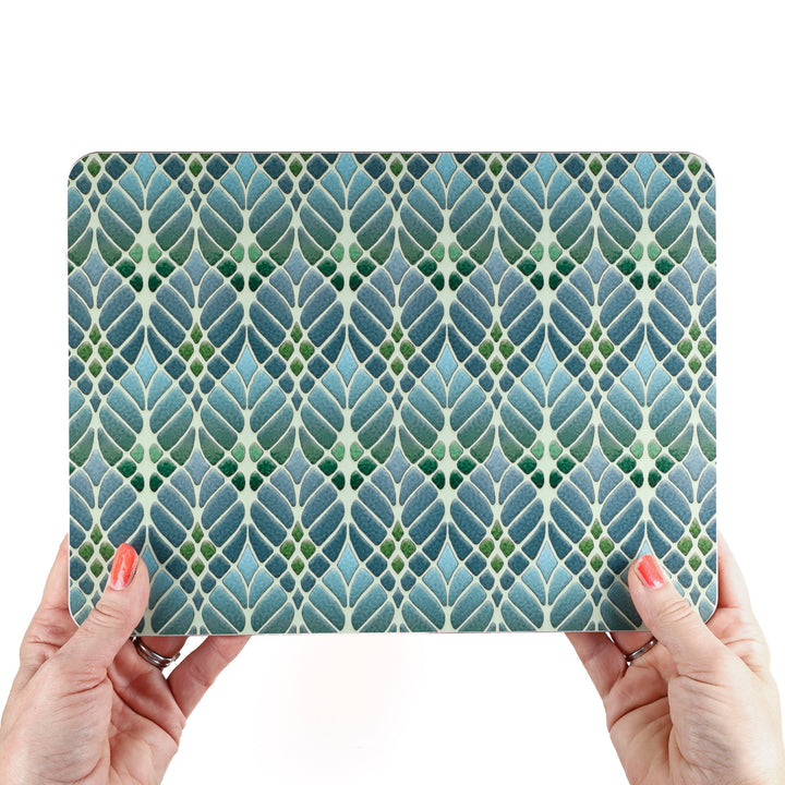 Interwoven Trees Placemat - Muted Greens
