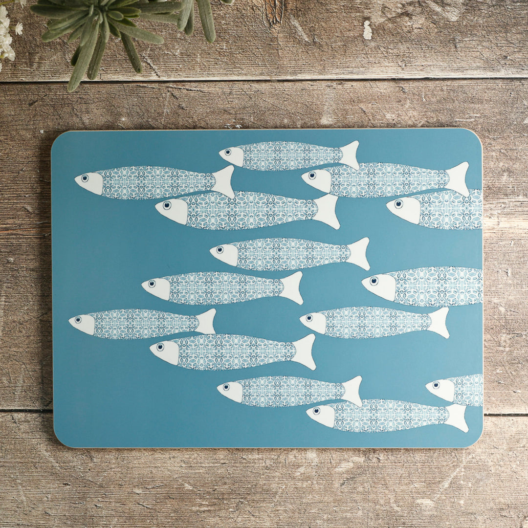 Ocean Shoal Placemat - Blue Grey