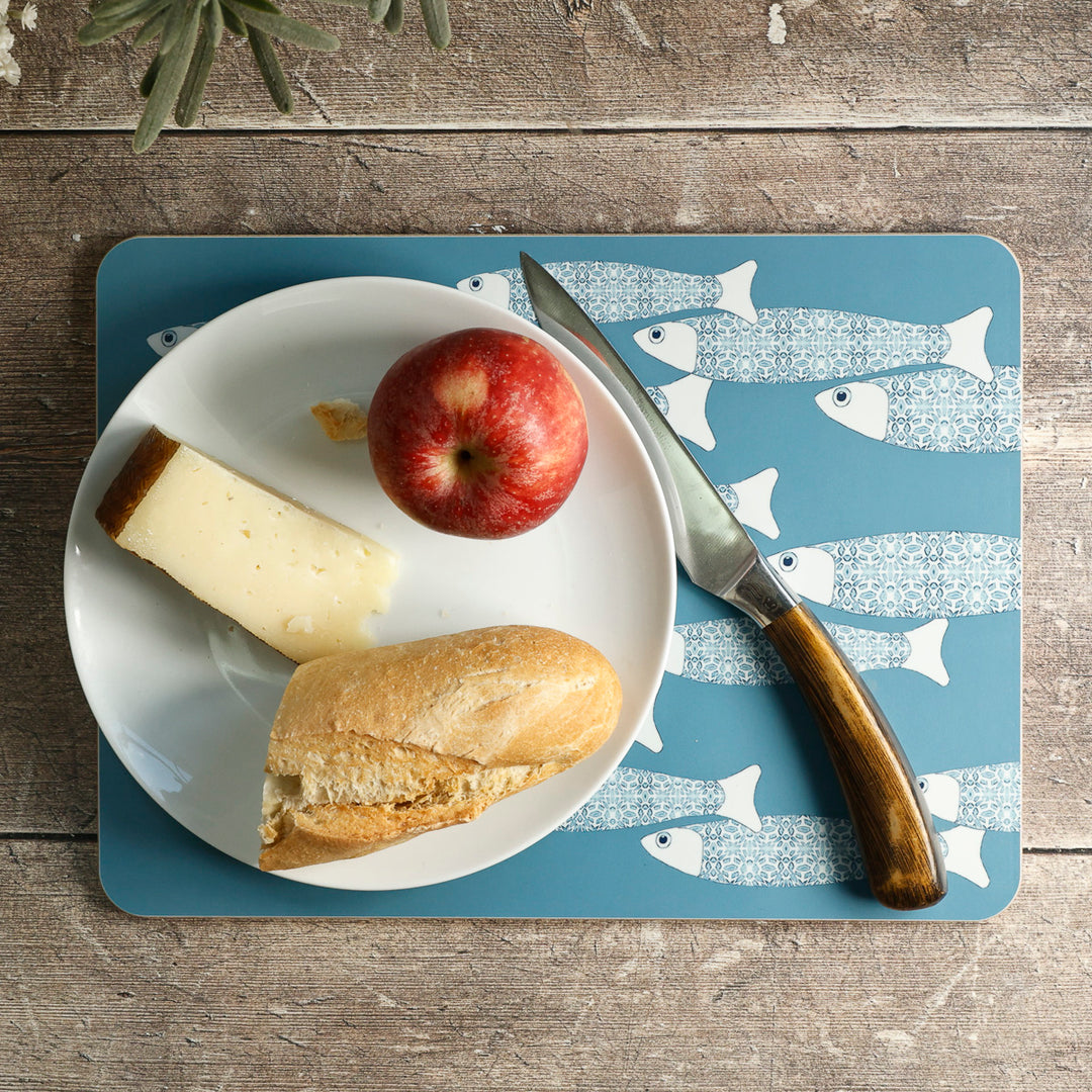 Ocean Shoal Placemat - Blue Grey
