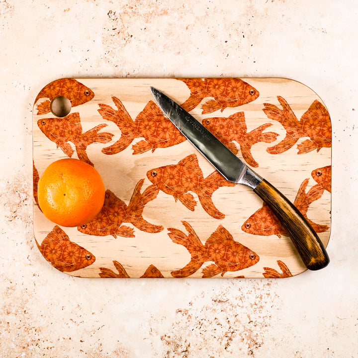 Goldfish Wooden Chopping Board