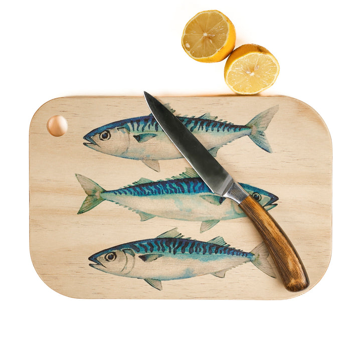 Mackerel Wooden Chopping Board