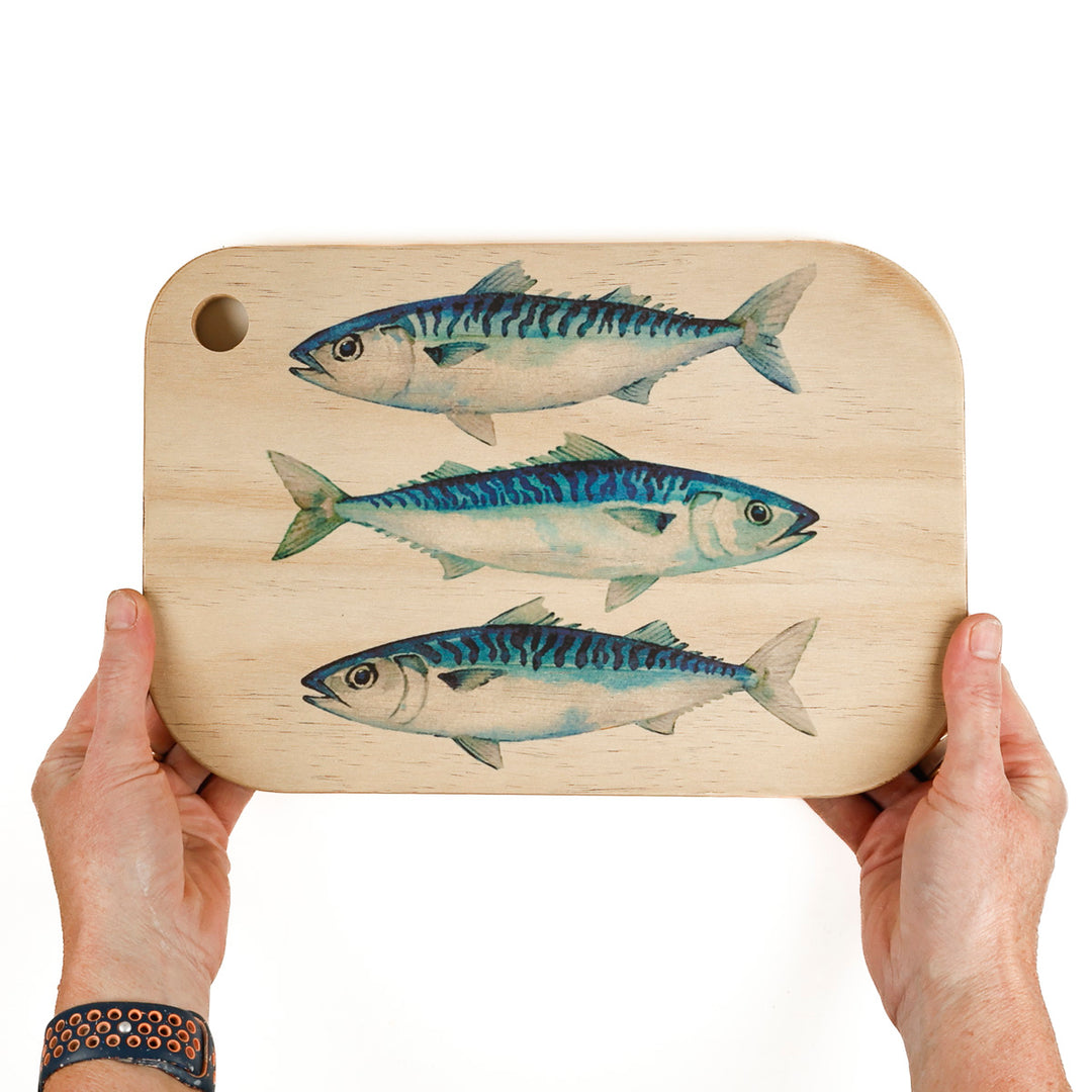 Mackerel Wooden Chopping Board