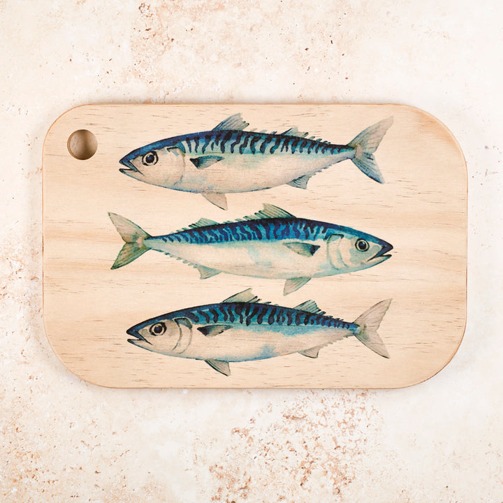 Mackerel Wooden Chopping Board