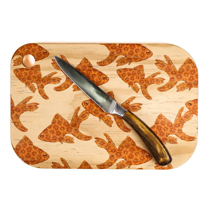 Goldfish Wooden Chopping Board
