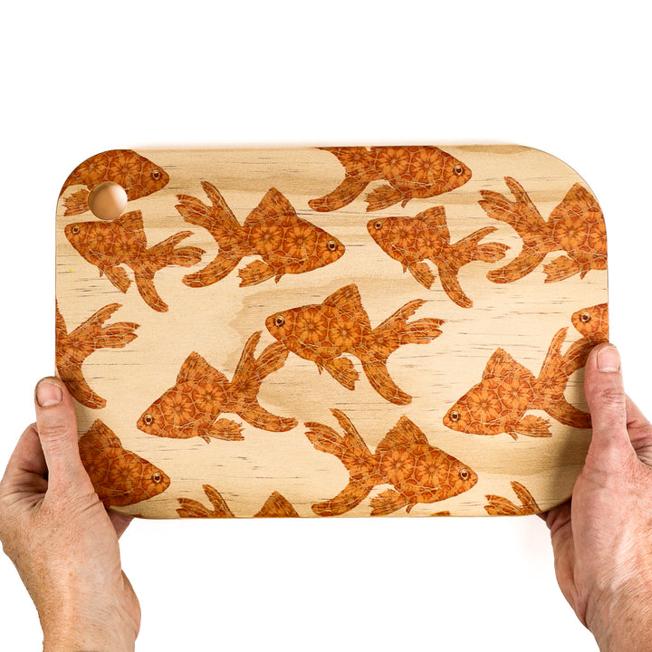 Goldfish Wooden Chopping Board