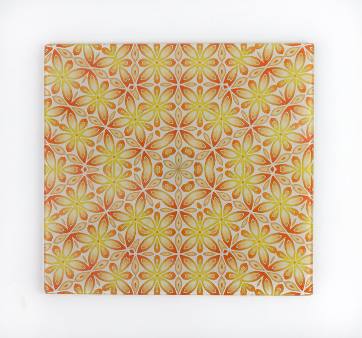 Orange / Yellow "Citrus" - Circular Worktop Protector