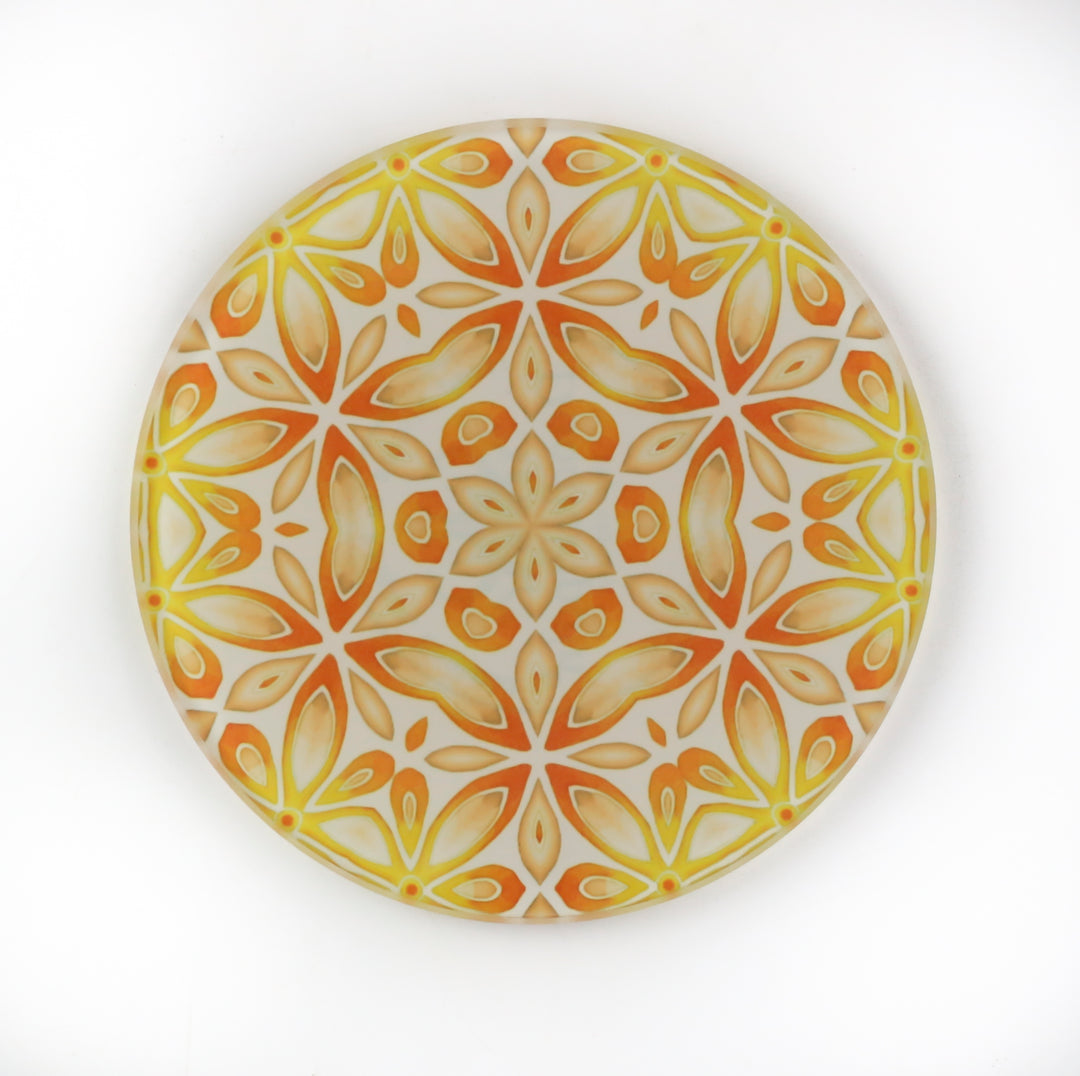 Orange / Yellow "Citrus" - Circular Worktop Protector