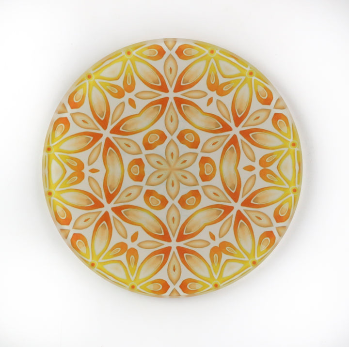 Orange / Yellow "Citrus" - Circular Worktop Protector