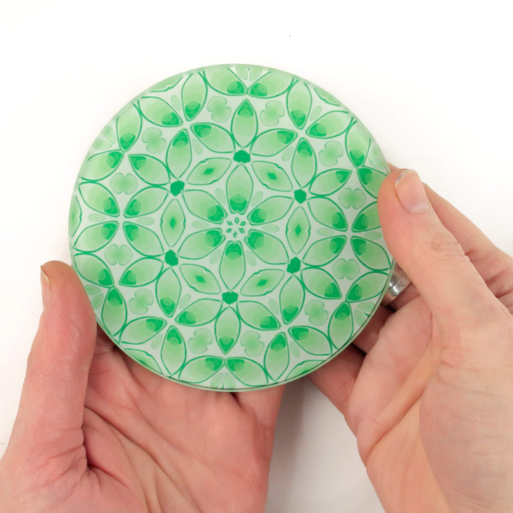 Green Pea Leaves - Coaster Set