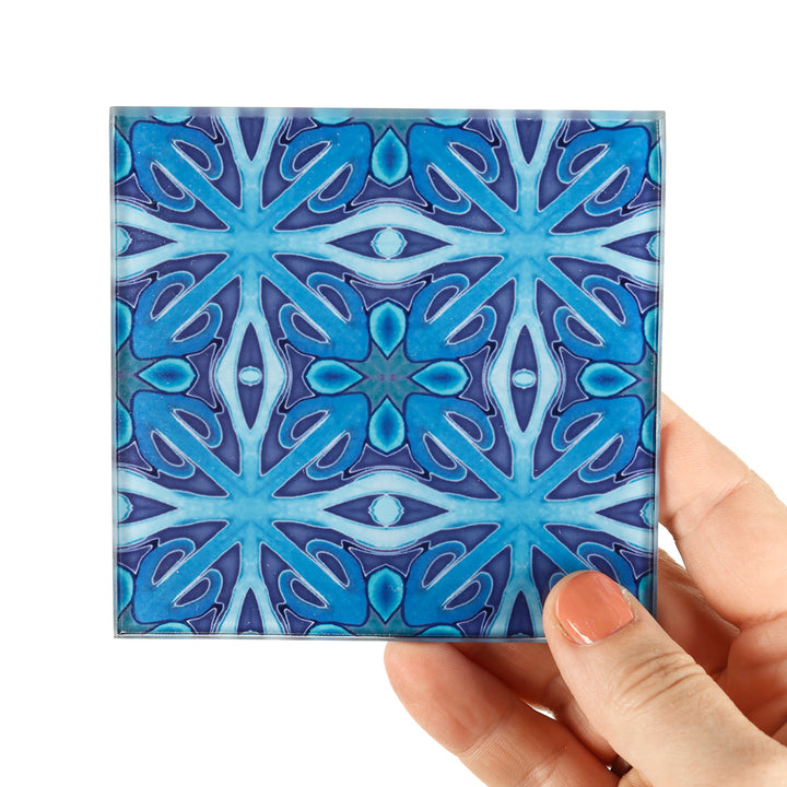 Denim Blue Twining Coaster Set