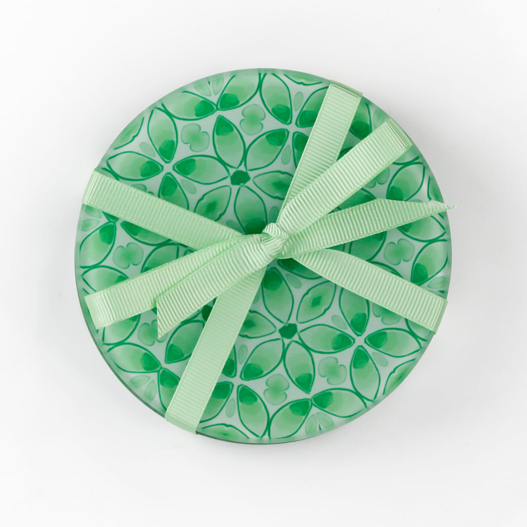 Green Pea Leaves - Coaster Set