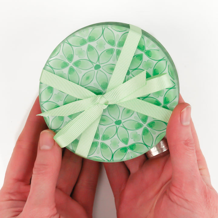 Green Pea Leaves - Coaster Set
