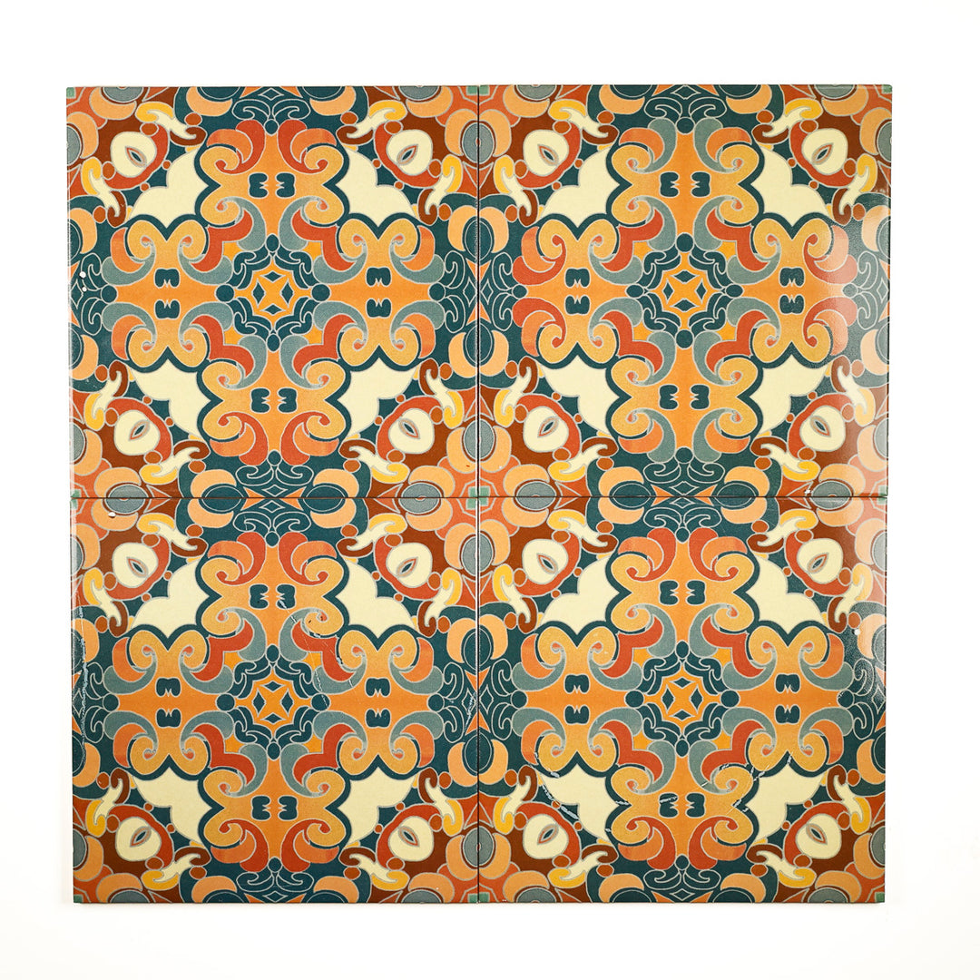 SALE SECONDS SET - 11 x 20cm Cantonese Tile  - Fired Ink version - Bargain price!