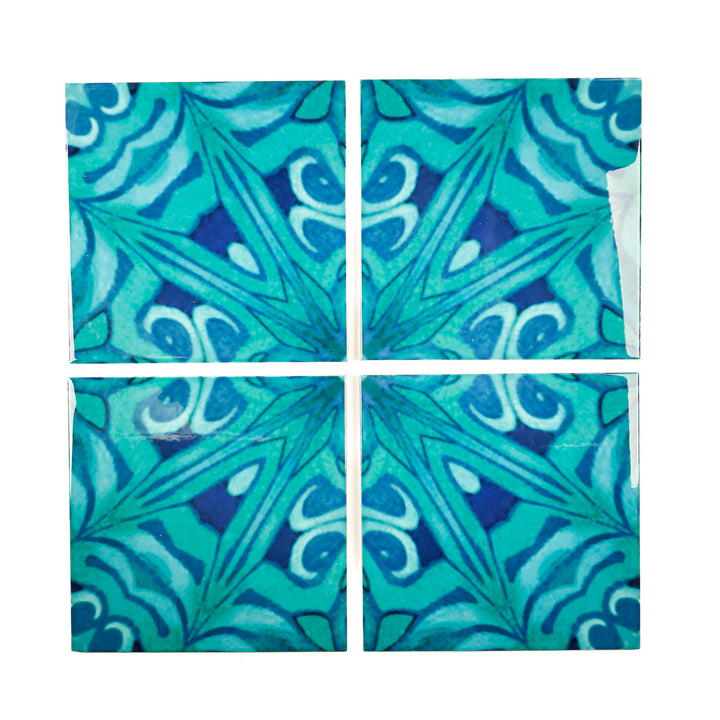 SALE SECONDS - Set of 8 x 20cm Agapanthus section tiles