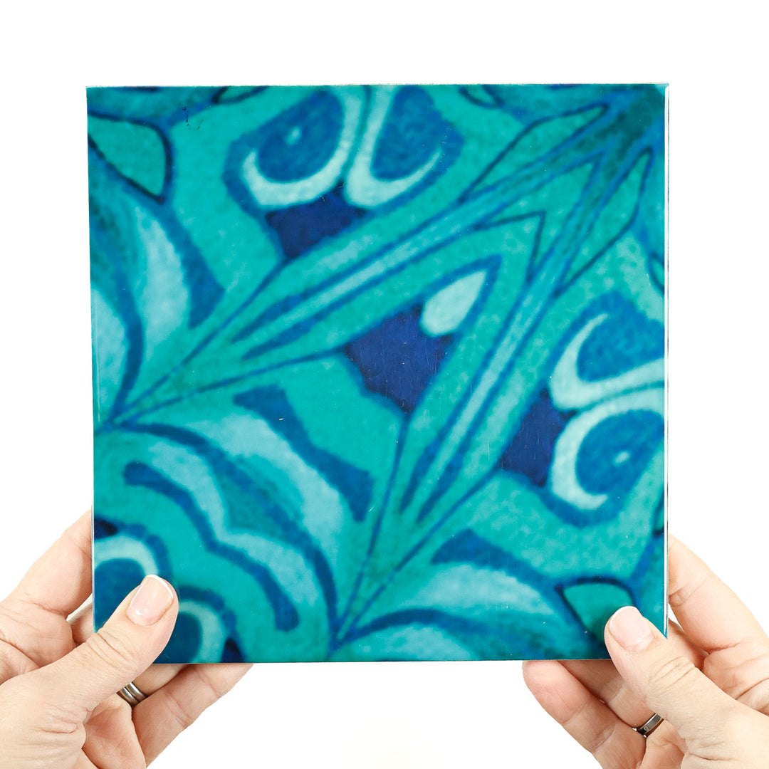 SALE SECONDS - Set of 8 x 20cm Agapanthus section tiles