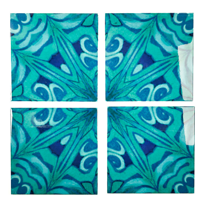 SALE SECONDS - Set of 8 x 20cm Agapanthus section tiles