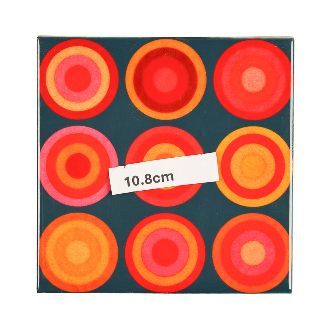 SALE SET of 3 x 10.8cm Volcanic Circle design (mixed set)