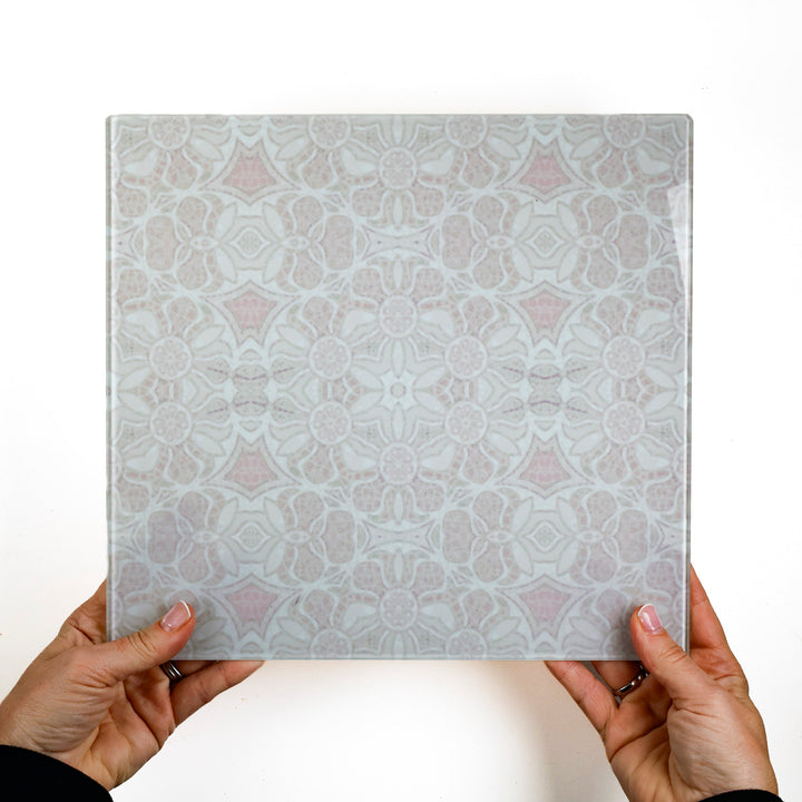 SALE - Medium Hazy Pink Pomegranate Worktop Protector (28 x 30cm)